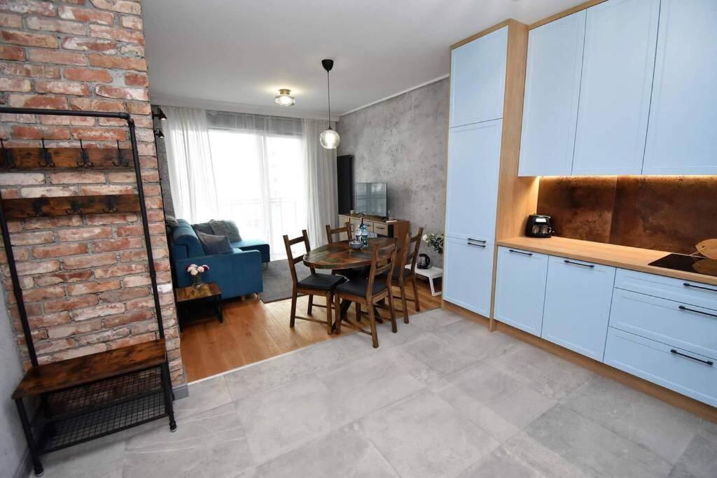 Apartament Blue Bastion Walowa 23C Z Klimatyzacja I Miejscem Parkingowym W Podziemnym Parkingu Gdansk Ngoại thất bức ảnh