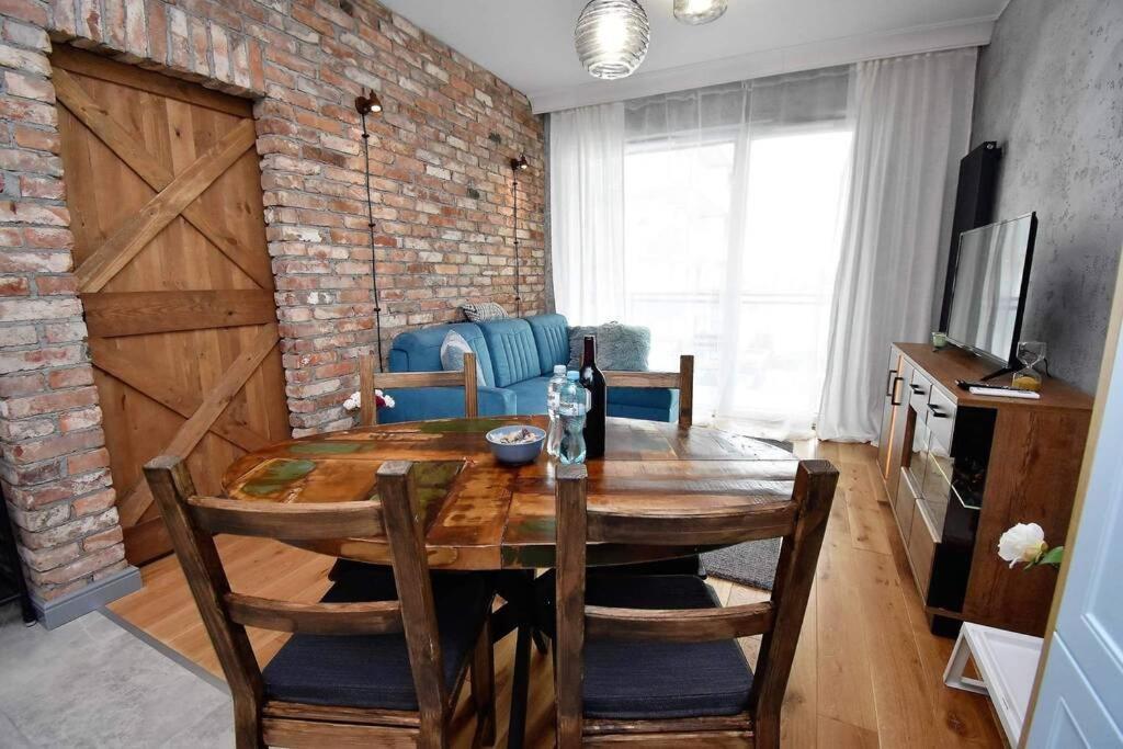 Apartament Blue Bastion Walowa 23C Z Klimatyzacja I Miejscem Parkingowym W Podziemnym Parkingu Gdansk Ngoại thất bức ảnh